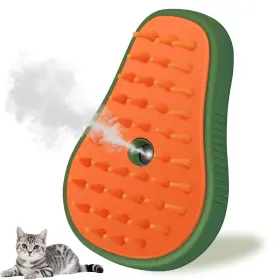 745635843669 KALAMANDA Cat Steam Brush Steamy Silicone Comb