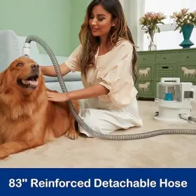710D-ORANGE KANPETS Dog Vacuum Shedding Dust Tool #3