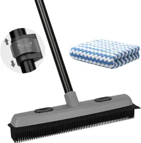 445041713749 KEFANTA Pet Hair Removal Rubber Broom Squeegee