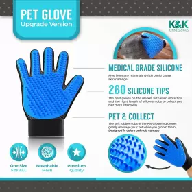 696577243553 KENNELS KATS Glove Deshedding Mess #2