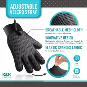 696577243553 KENNELS KATS Glove Deshedding Mess #3