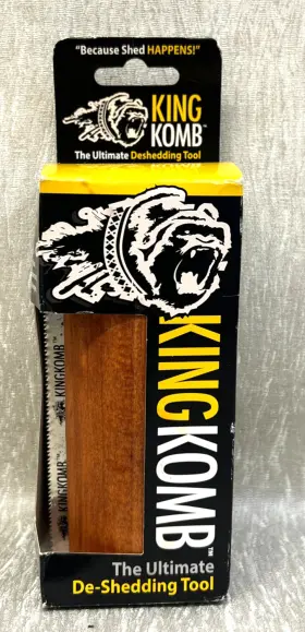 861222000304 KING KANINE Komb Deshedding Tool Dogs Cats