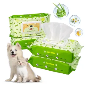 OW24001-1P KISFLY Pet Wipes Dog Paws Butt Cat Cleaning
