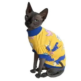 778416186044 KITIPCOO Sphynx Hairless Cat Cute Shirts Pet