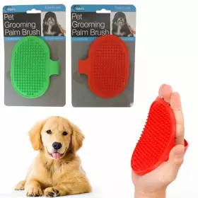 ATB-DI518 KOLE IMPORTS Dog Pet Brushes Scrubber Combs Rubber