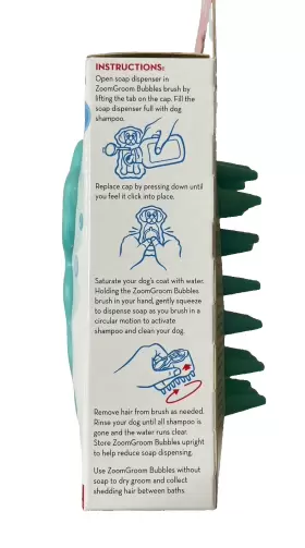 R0823 KONG Zoomgroom Bubbles Dog Brush Soap Dispenser #2