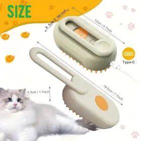 743366465976 KOOVDEM Cat Steam Brush Shedding Dog #3