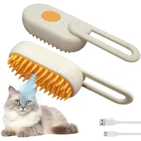 743366465976 KOOVDEM Cat Steam Brush Shedding Dog