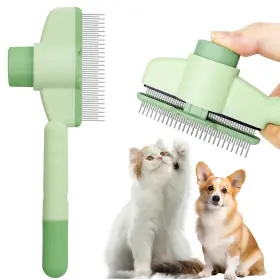 743366474497 KOOVDEM Cat Comb Dog Pet Hair Removal Tool Flea