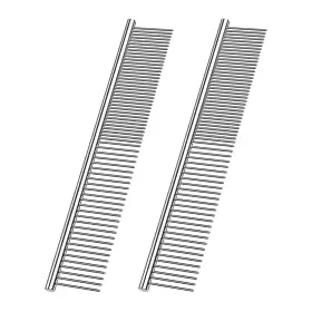 689908262088 KOPAL Dog Comb Pack Pet Steel Cats Round