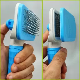 0374 KT DEALS Cleaning Slicker Brush Dog Cat Pet Shedding #2