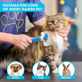 0374 KT DEALS Cleaning Slicker Brush Dog Cat Pet Shedding #3
