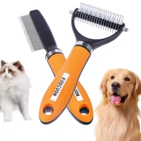 CWMRTZ001 KUDCUOM Pet Featuring Deshedding Brush Dematting