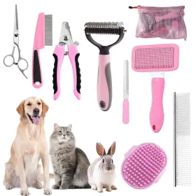 313019054095 KUEIOX Dog Brush Shedding Pet Slicker Hair Nail