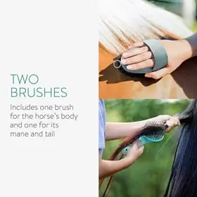 56321.04 KW-COMMERCE Horse Brush Set Equestrian Brushes Tail #3
