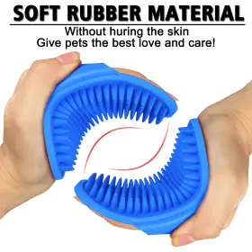705353025990 KWISPEL Dog Brush Pet Shampoo Bath Shedding Soo #3