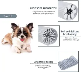 738631118787 KWISPEL Dog Washer Paw Cleaner Cats #3