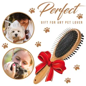 FR-PLUUS-DU-160 KYLEPET Dog Brush Double Pet Slicker Handle #2