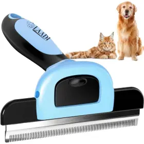 065005928280 LAADI Deshedding Tool Dogs Cats Reduces Shedding