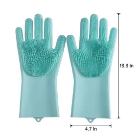 788416138592 LAAMEI Pet Gloves Silicone Hair Remover Mitt #2