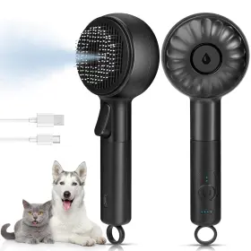 711181334753 LACOKI Cat Steam Brush Dogs Shedding Noise Pet