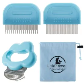 741663849239 LAIANNWELL Pet Massaging Comb Removing Matted