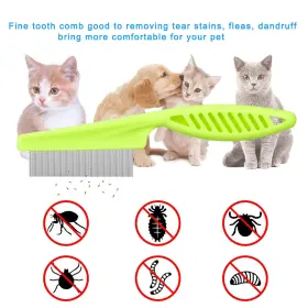 445020311379 LAMOUTOR Pet Flea Comb Steel #2