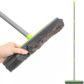 CB844 LANDHOPE Rubber Broom Pet Hair Remover Tool Squeegee