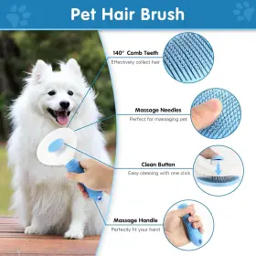 6PCS LANSWOOD Dog Brush Shedding Brushes Kit #2