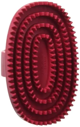 91246 LE SALON Rubber Curry Brush Loop Handle