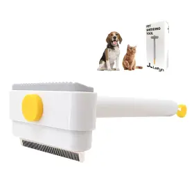 975532180046 LEFYN Cat Dog Deshedding Brush Tool Shedding