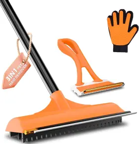 445044295228 LEISHIYEN Carpet Rake Pet Hair Removal Tool Kit