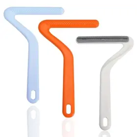 LJ-184 LELE LIFE Pet Hair Removal Tool Double Carpet Scraper