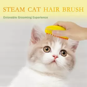 720118930708 LELEAN Cat Steam Brush Steamy Pet Tool Shedding #2