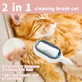 720118930722 LELEAN Cat Tool Hair Removal Comb Water Tank #2