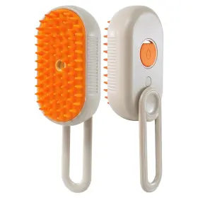 LN-BRUSH-BROWN-02 LEOONER Cleaning Steam Cat Removing Tangled