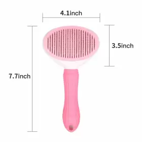 788440999312 LESICARE Cat Brush Pet Shedding Removes Loose #2