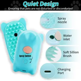 711181544510 LETWEARN Cat Steam Brush Steamy Shedding #2