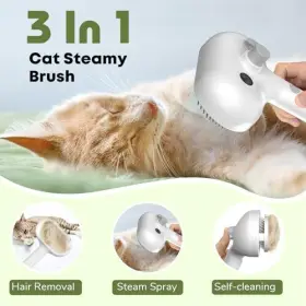 OTT05 LIFOCHET Cat Steam Brush Pet Shedding Brushes #3