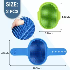 717977050982 LILPEP Pet Shampoo Bath Brush Massage Rubber #2