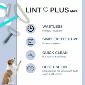 BLUEALCUGREENZN001 LINTPLUS Pet Hair Remover Pro Cat Kit #3