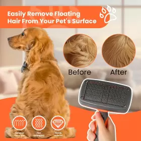 198168824009 LION TAMER Cleaning Slicker Brush Dogs Cats #3