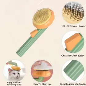 731052961758 LIONROGE Cat Glove Brush Cleaning Slicker Pet #3