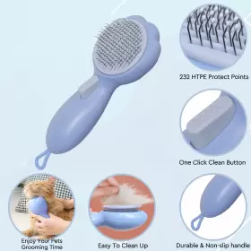 757725969319 LIONROGE Cat Glove Brush Cleaning Slicker Pet #3