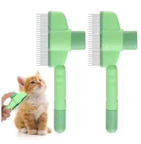 E3TFTI55 LIQWEI Flea Comb Cat Dog Deshedding Brush Hair