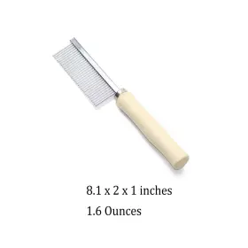 33921 LITEWOO Wooden Handle Comb Dogs Cats Pet #2