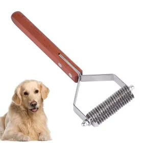 652811169751 LITEWOO Awtang Undercoat Rake Dogs Cats Blades