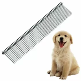 446174271718 LOFTOLMEA Dog Steel Pet Comb Rounded Ends #2