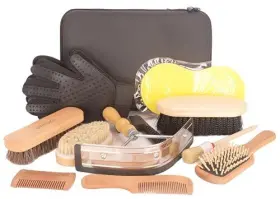 717234651839 LONG RIVER Horse Tote Cleaning Tool Set Kit