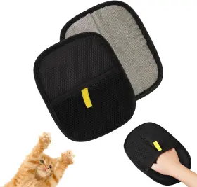 445036455456 LONKLE Pet Hair Removal Glove Tool Efficient Dog
